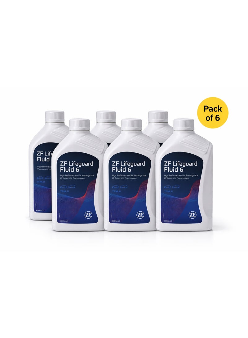 زيت ناقل حركة أوتوماتيكي ZF لايف جارد فلويد 6 — سعة 1 لتر (عبوة 6 قطع)